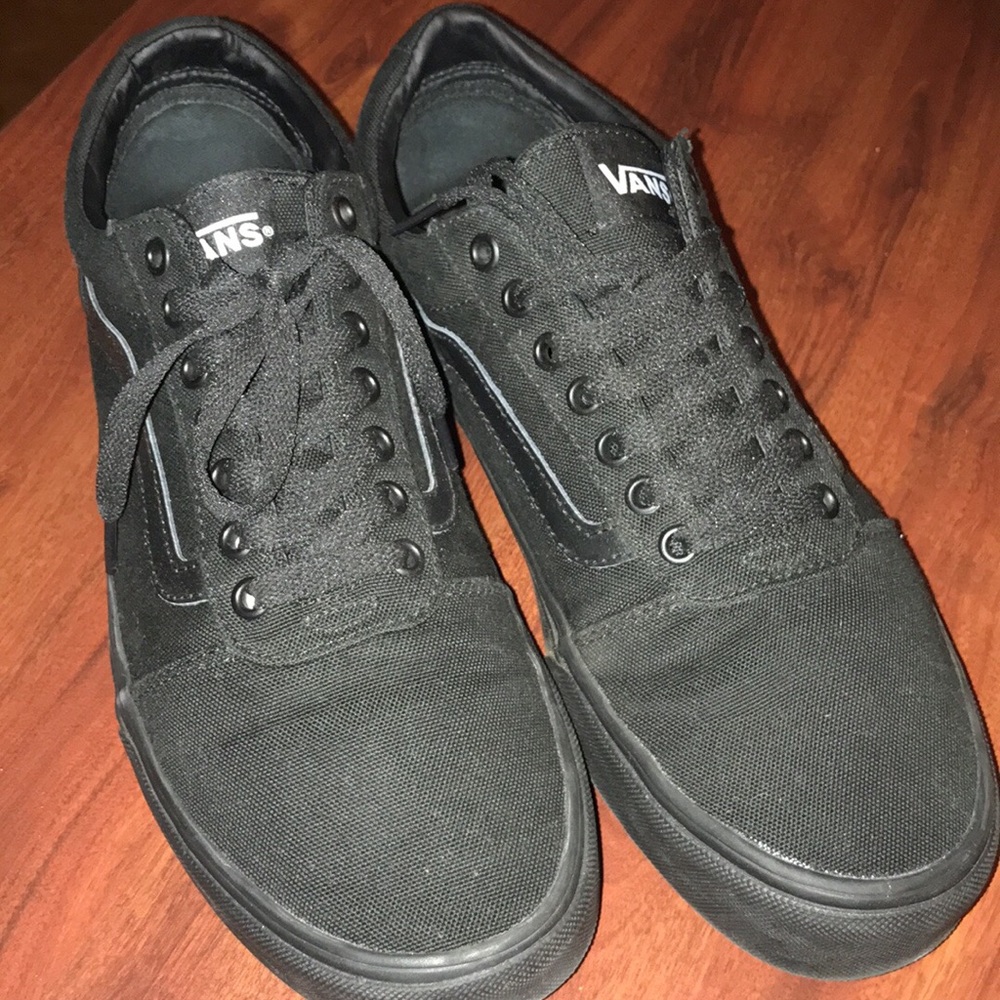 All black vans
